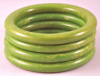 BB29 lime tube bangles 